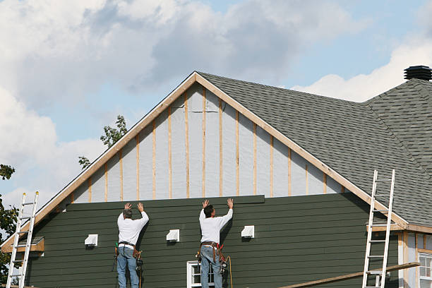 Professional Siding Replacement technician working in Dorset, OH